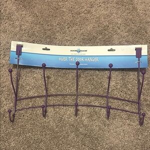 Purple Over the Door Hanger